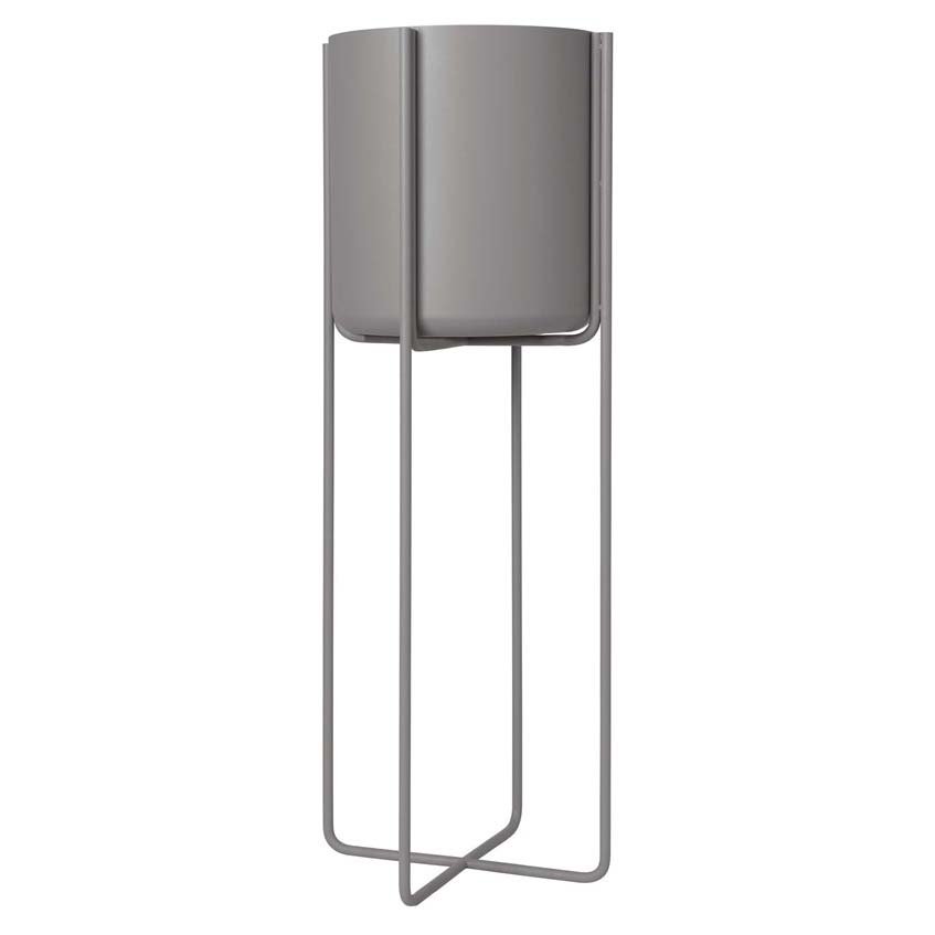 Kena jalallinen ruukku M 80,5 cm Steel gray (tummanharmaa)