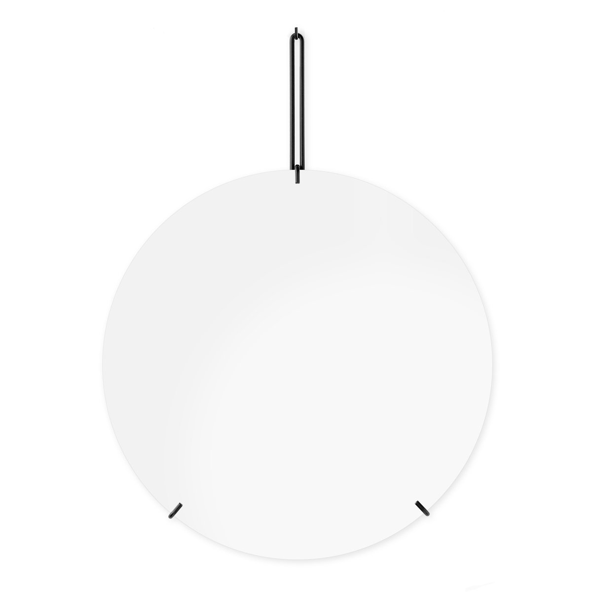 Moebe Wall mirror Ø 50 cm Musta