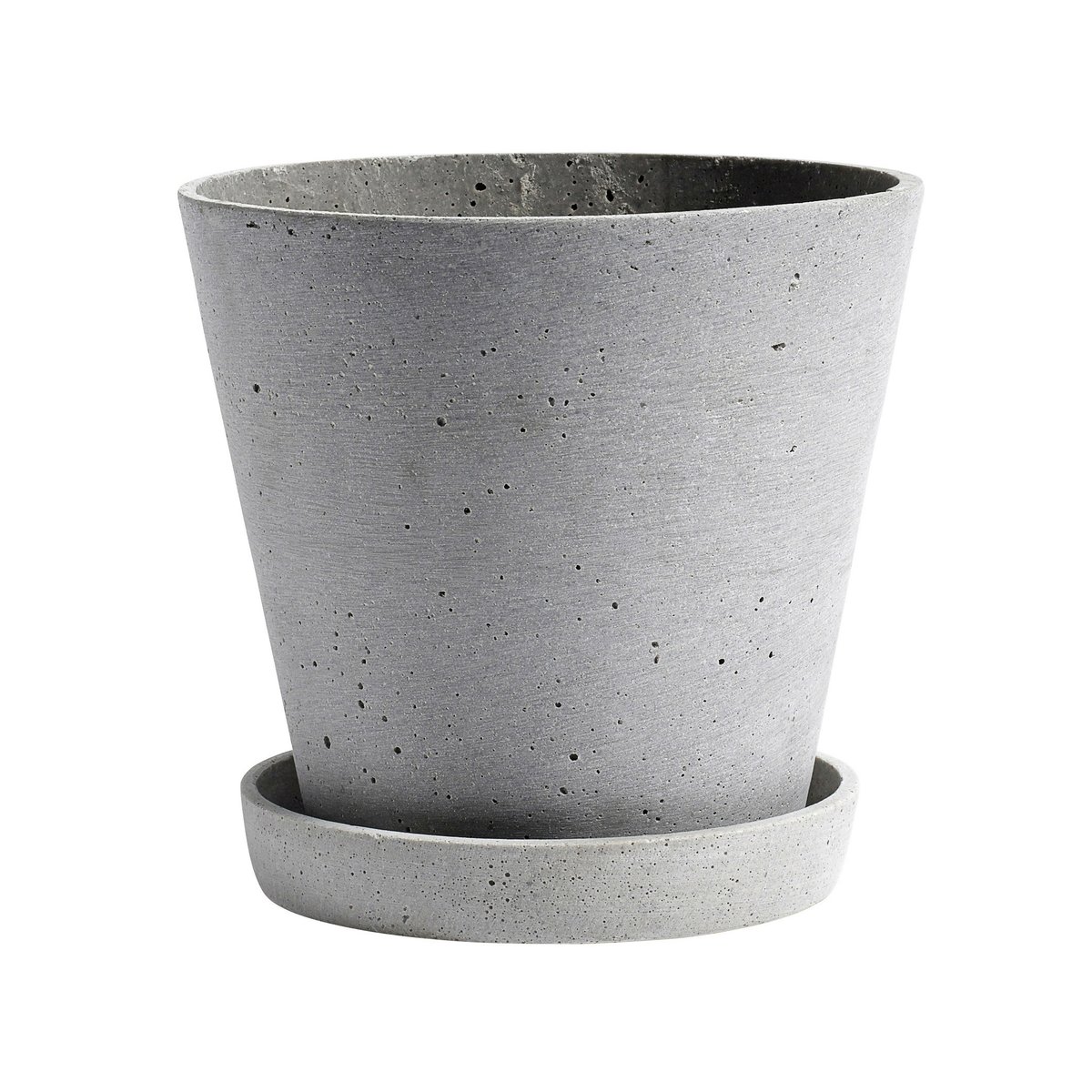 HAY Flowerpot with saucer -ruukku XXXL Harmaa