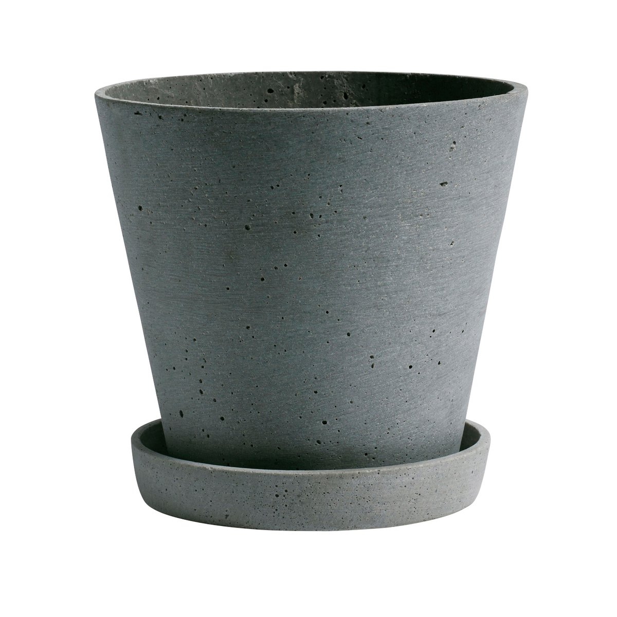 HAY Flowerpot with saucer -ruukku XXXL Vihreä