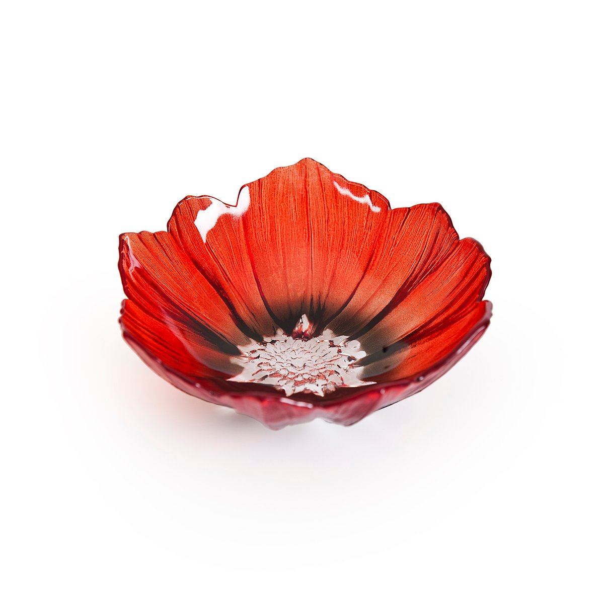 Poppy kulho pieni Punainen-musta