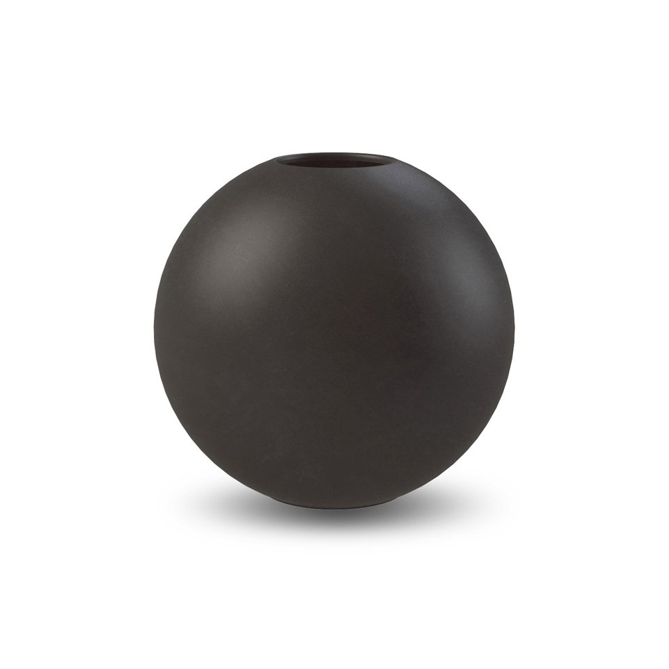 Ball maljakko black 10 cm