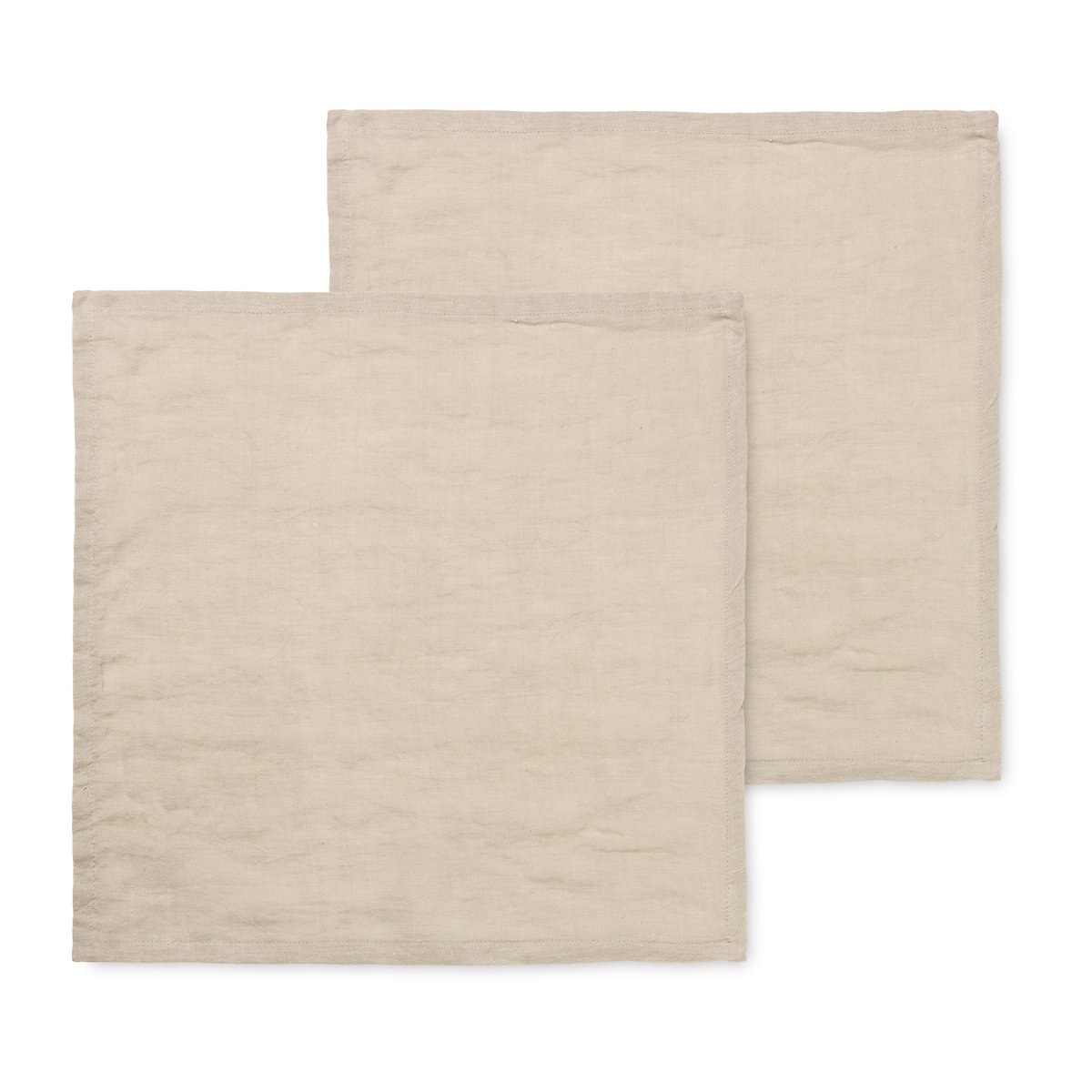 Ferm Living linnelautasliinat 2-pack Natural