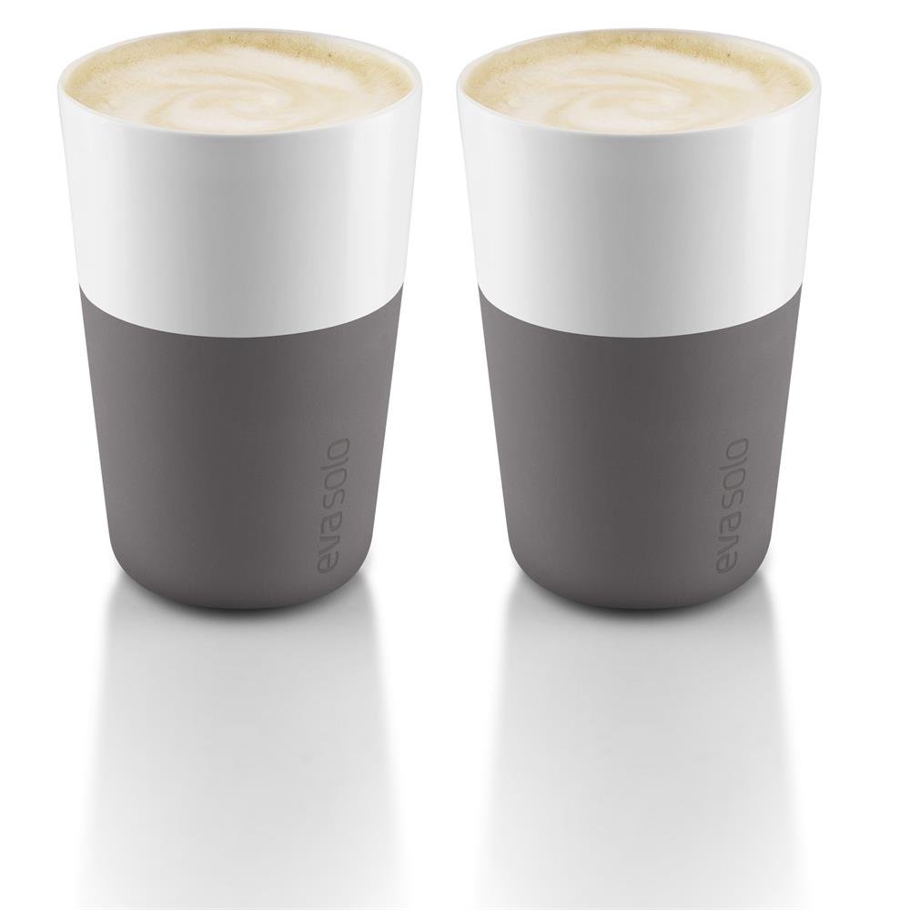 Eva Solo lattekuppi 2 kpl elefantinharmaa