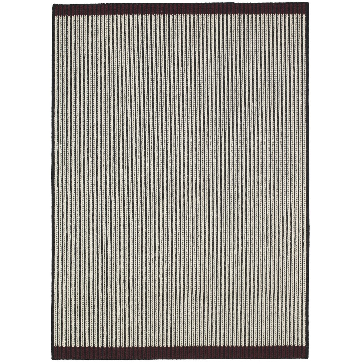 Loop matto musta-ecru-bordeaux 200x300 cm
