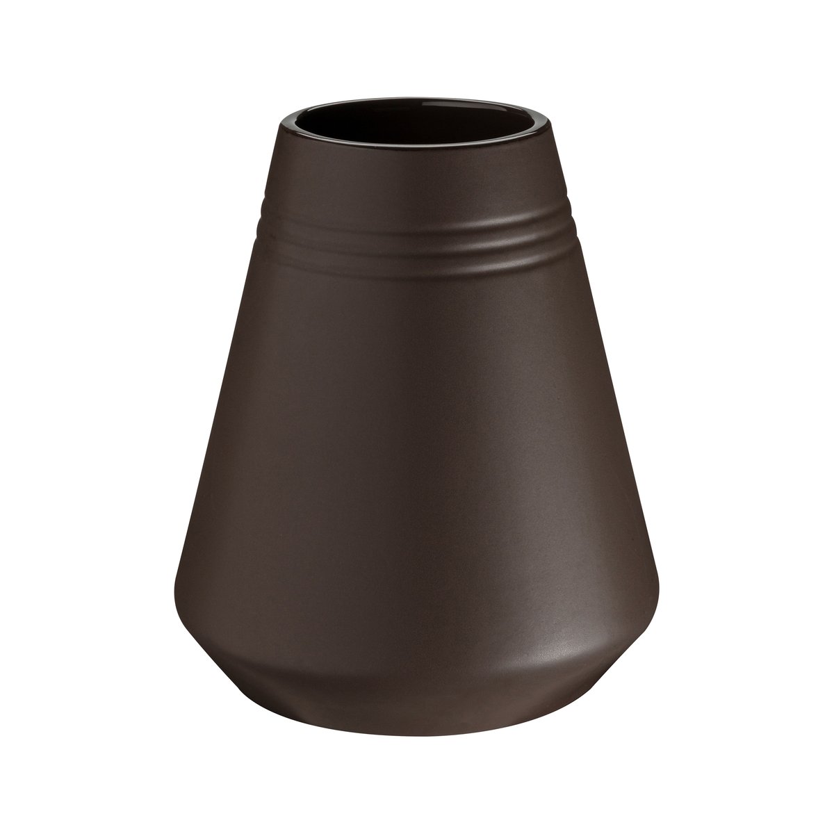 Lines maljakko 18 cm Ruskea