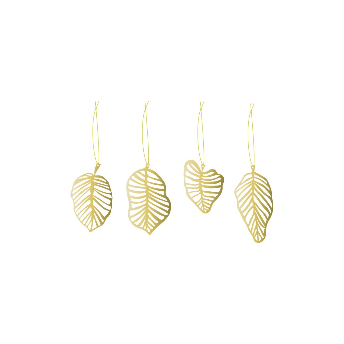 Deco leaf koriste 4-pack Messinki