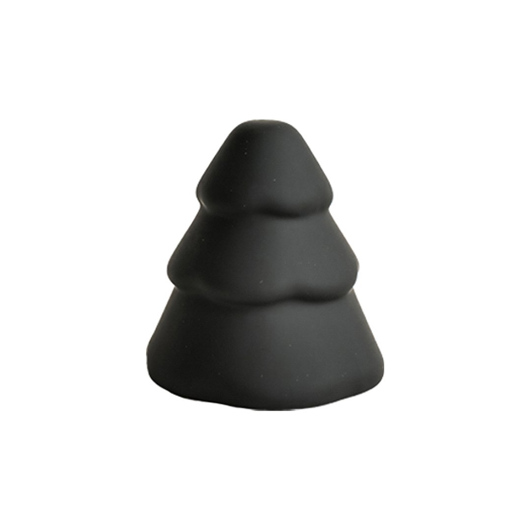 Snowy joulukuusi 10 cm Black