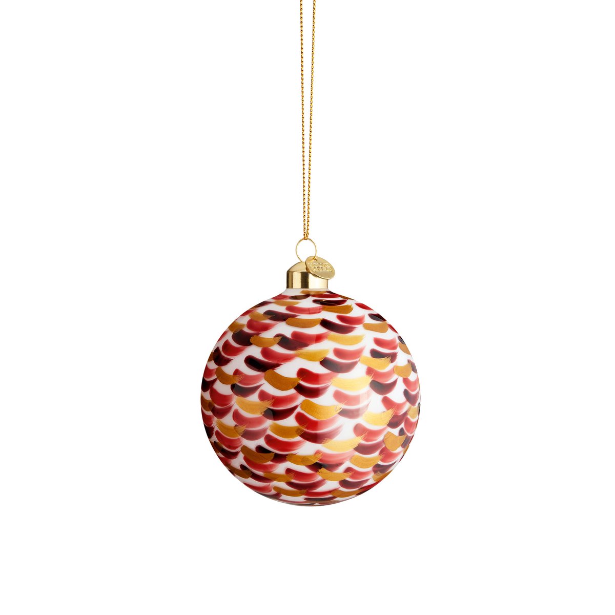 Souvenir joulupallo siveltimenveto Ø 8 cm Punainen