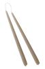 VICKAN MATT antiikkikynttilät, 2/pakk. - korkeus 35 cm Pellavabeige