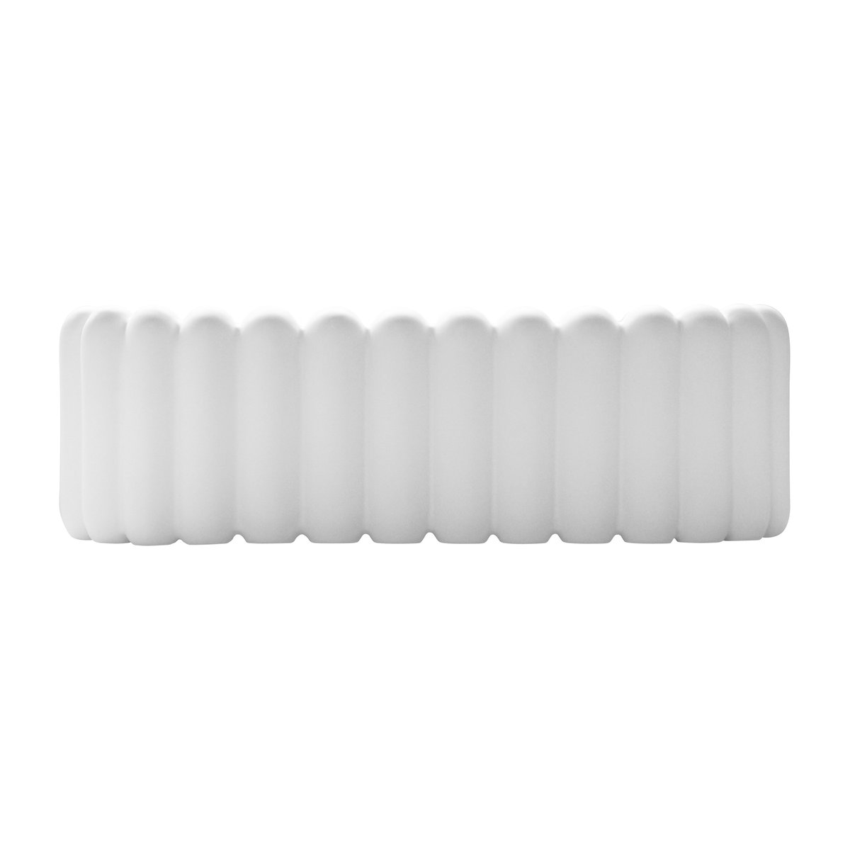 Mist ruukku soikea small 35 cm White