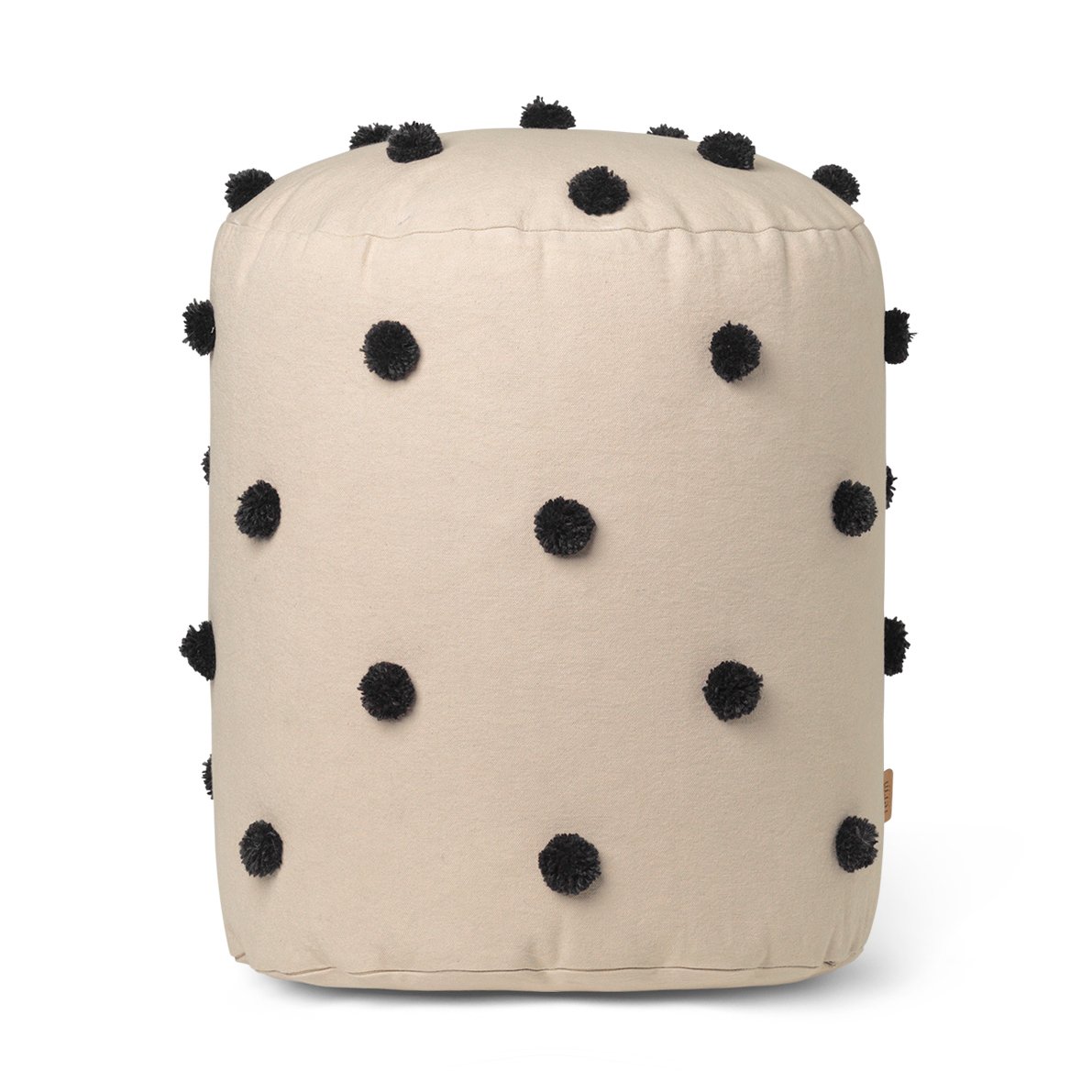 Dot rahi Ø 39 cm Sand-black