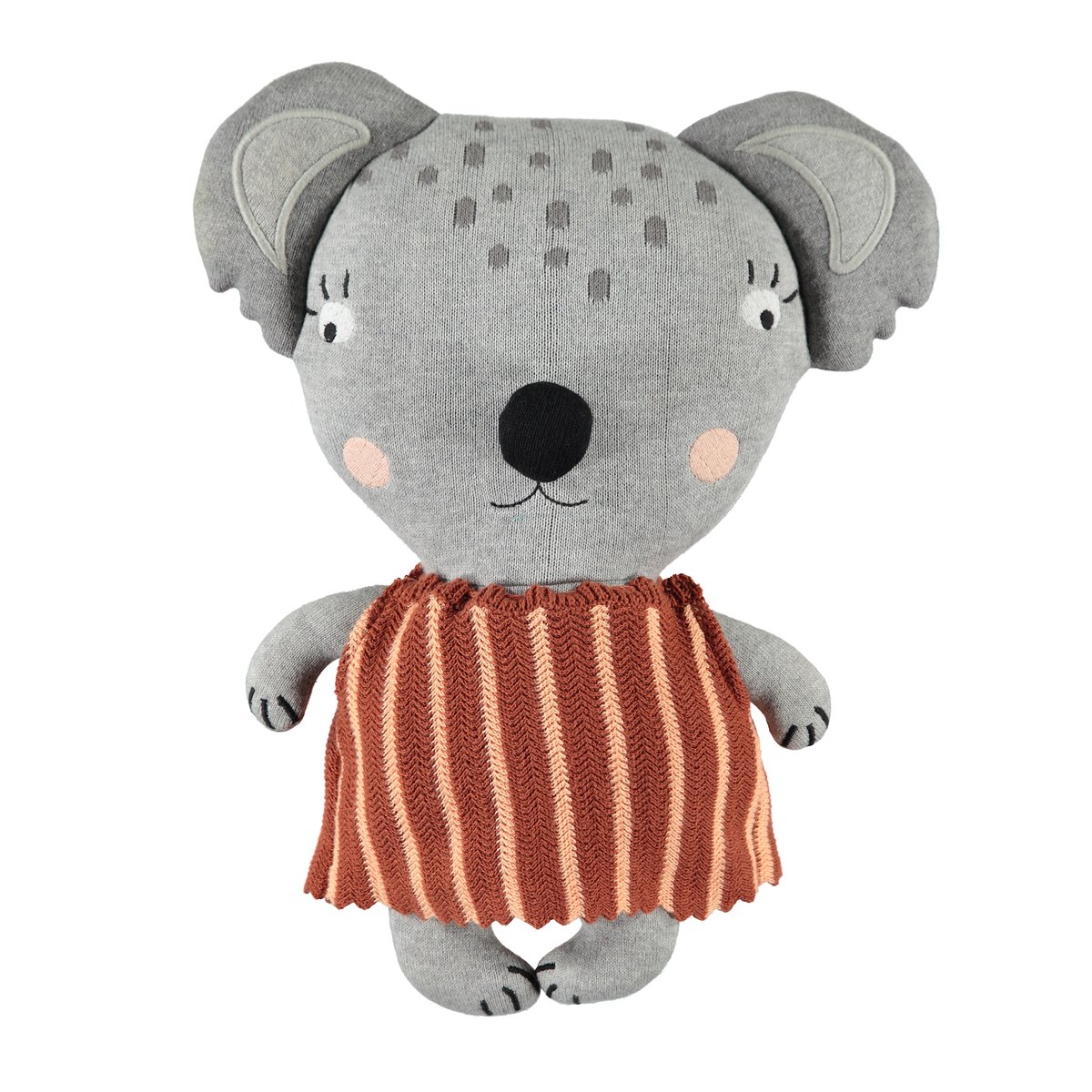Mami Koala -pehmolelu Harmaa-punainen