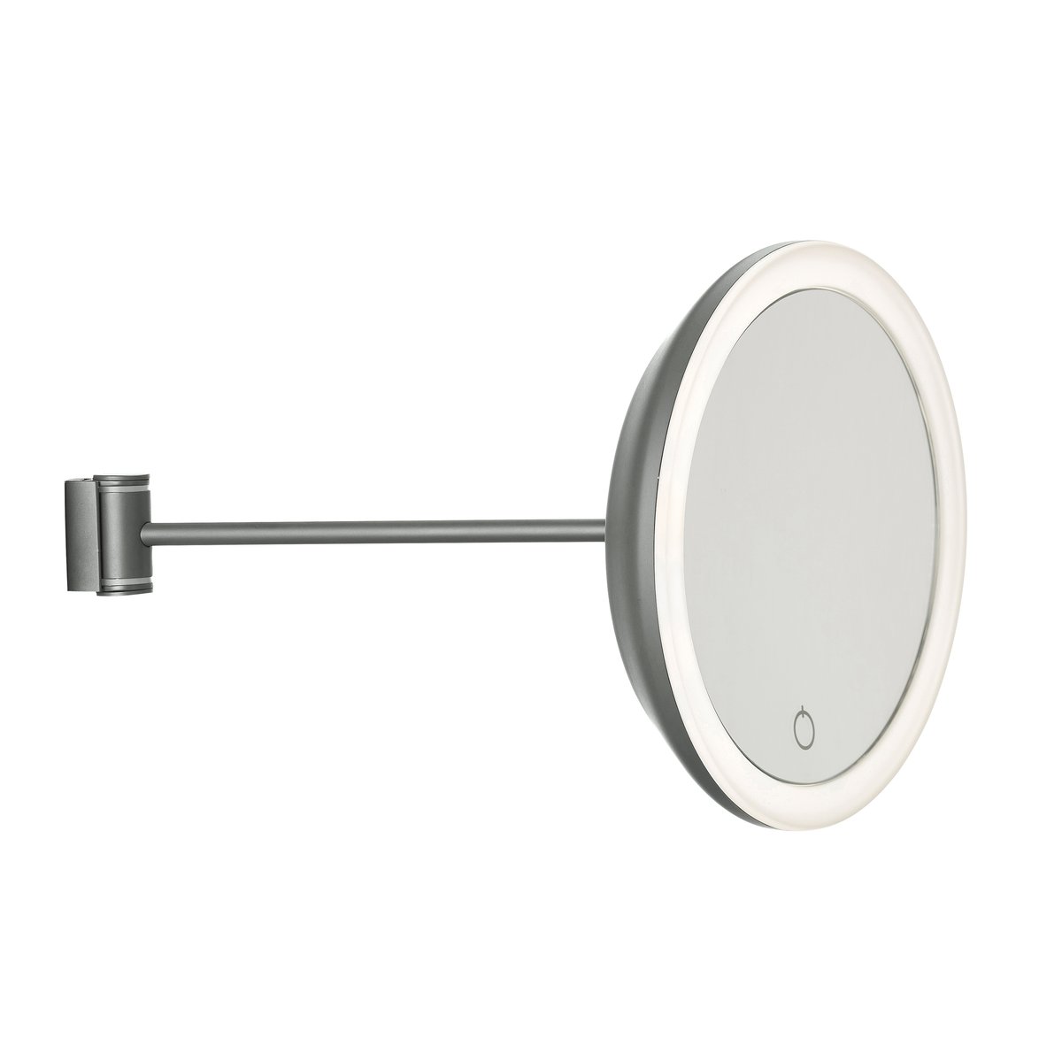 Zone seinäpeili 5x suurentava Grey