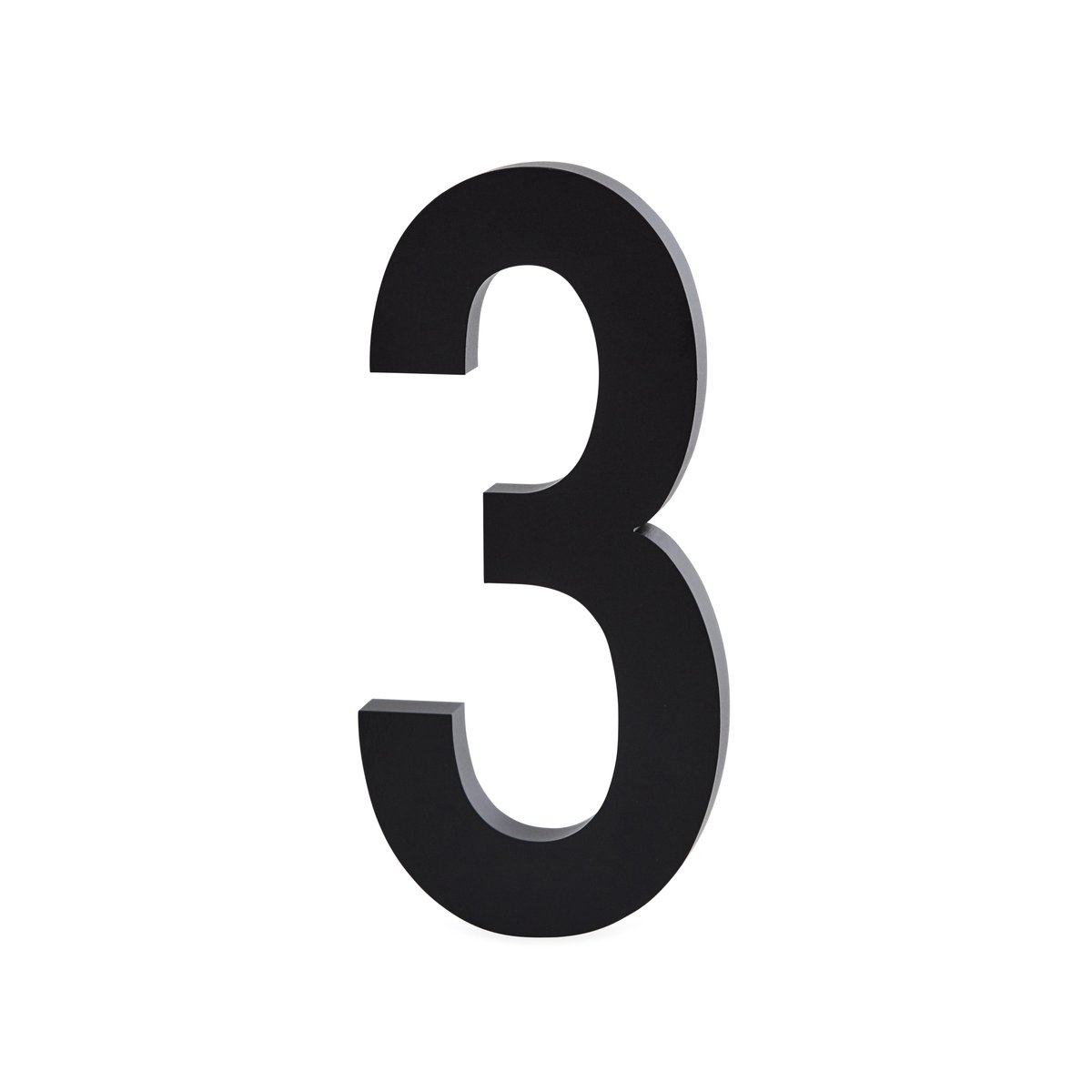 Design Letters numerot alumiini 50 mm 3