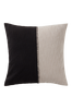 MILO tyynynpäällinen 50x50 cm Luonnonvalkoinen/musta