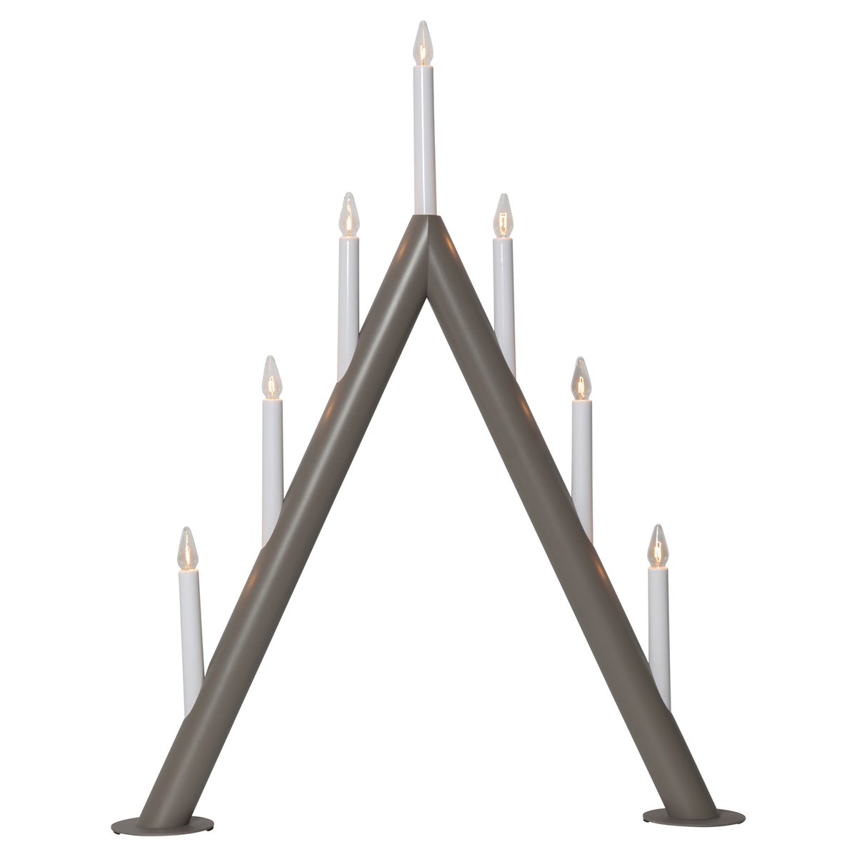 Circum adventtikynttilänjalka korkea 66 cm Harmaa