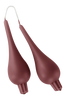 DROP MATT pisarakynttilät, 2/pakk. - korkeus 18 cm Vanha roosa