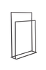 NOBY pyyheteline Black mdf/ metal