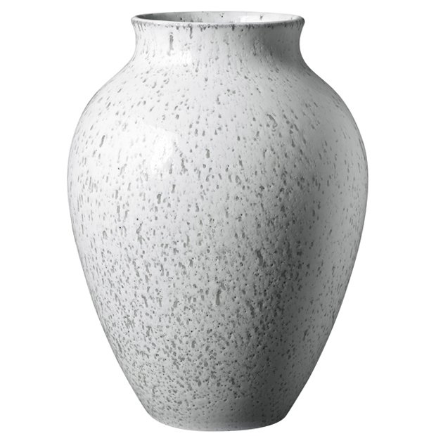 Knabstrup maljakko 27 cm Valkoinen-Harmaa