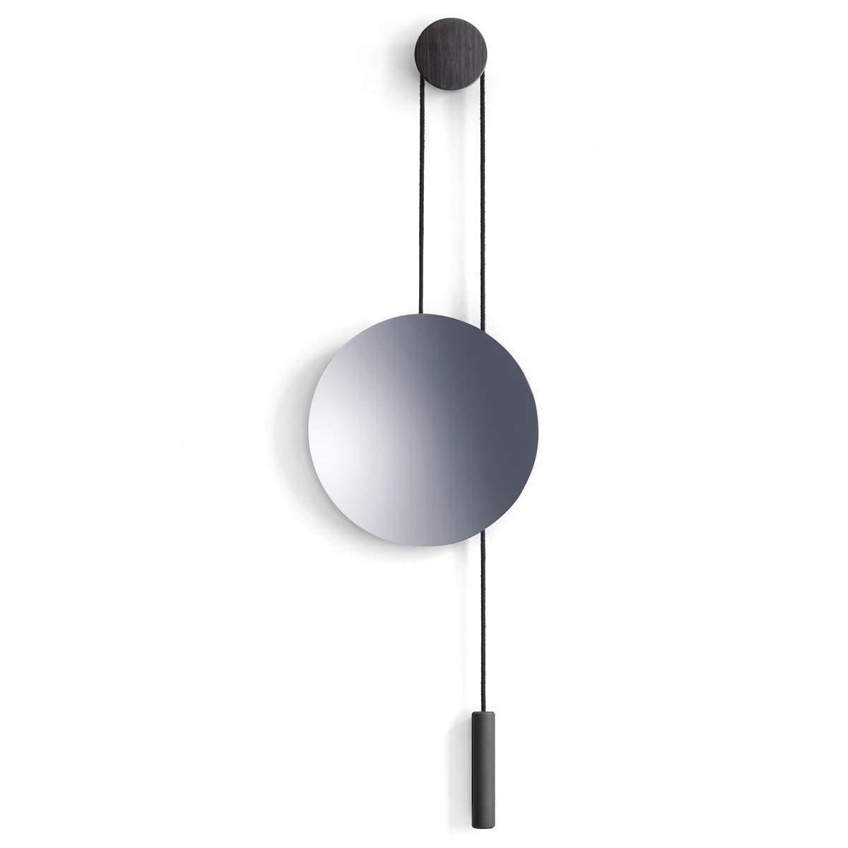 Rise and Shine -peili Burned oak-steel weight