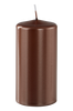 BECKY METALLIC pöytäkynttilä - korkeus 12 cm Beige