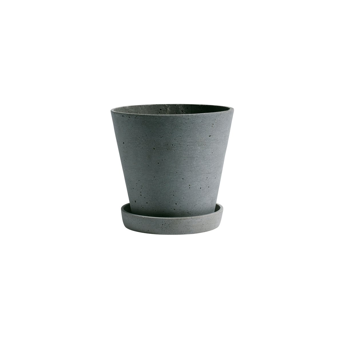 HAY Flowerpot with saucer -ruukku M Vihreä