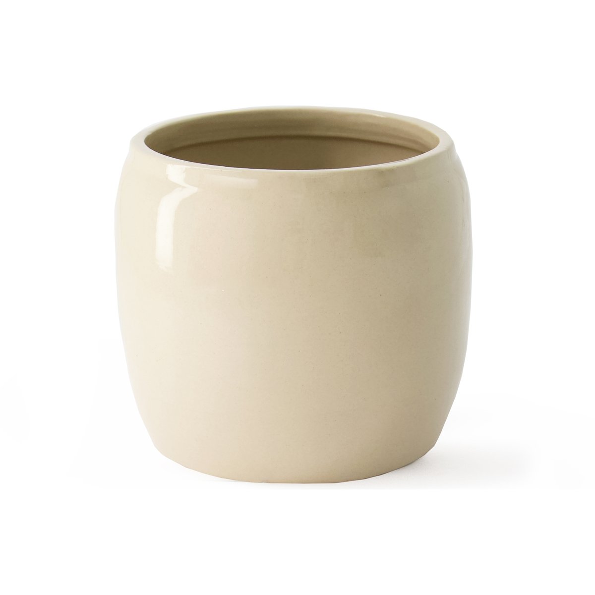 Ernst lasitettu ruukku Ø 17,5 cm Beige