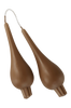 DROP MATT pisarakynttilät, 2/pakk. - korkeus 18 cm Beige