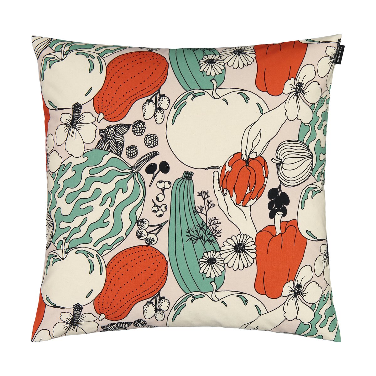 Vihannesmaa tyynynpäällinen 50x50 cm Multi