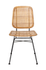 Laurel Dining Chair, Nature, Rattan