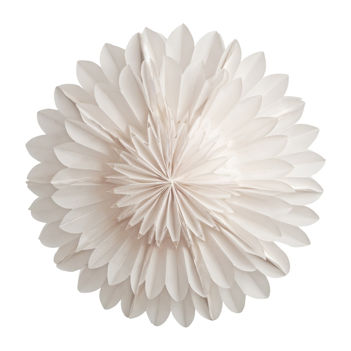 Lotus adventtitähti Ø44 cm Valkoinen