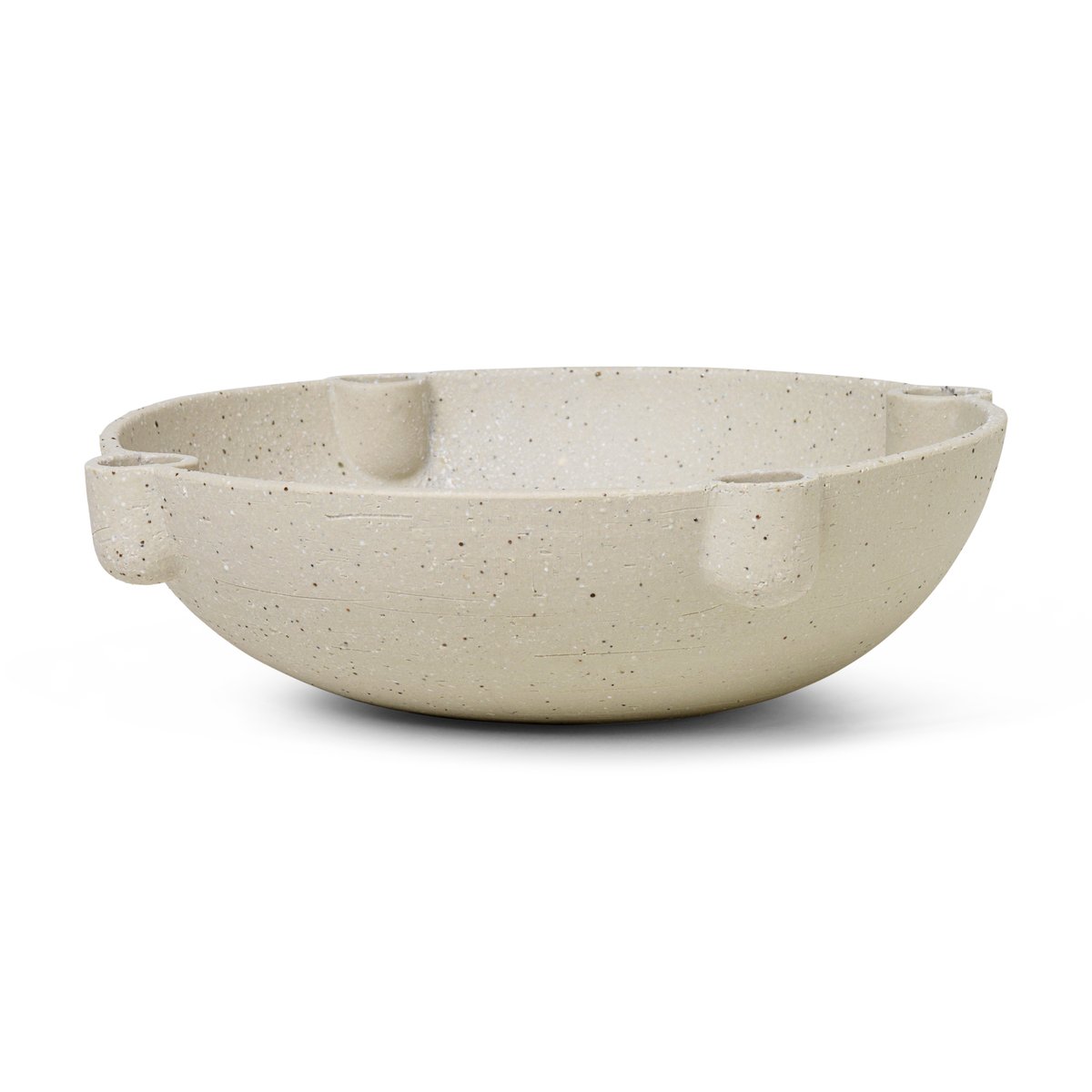 Bowl adventtikynttelikkö, keramiikka large Ø 27 cm Vaaleanharmaa