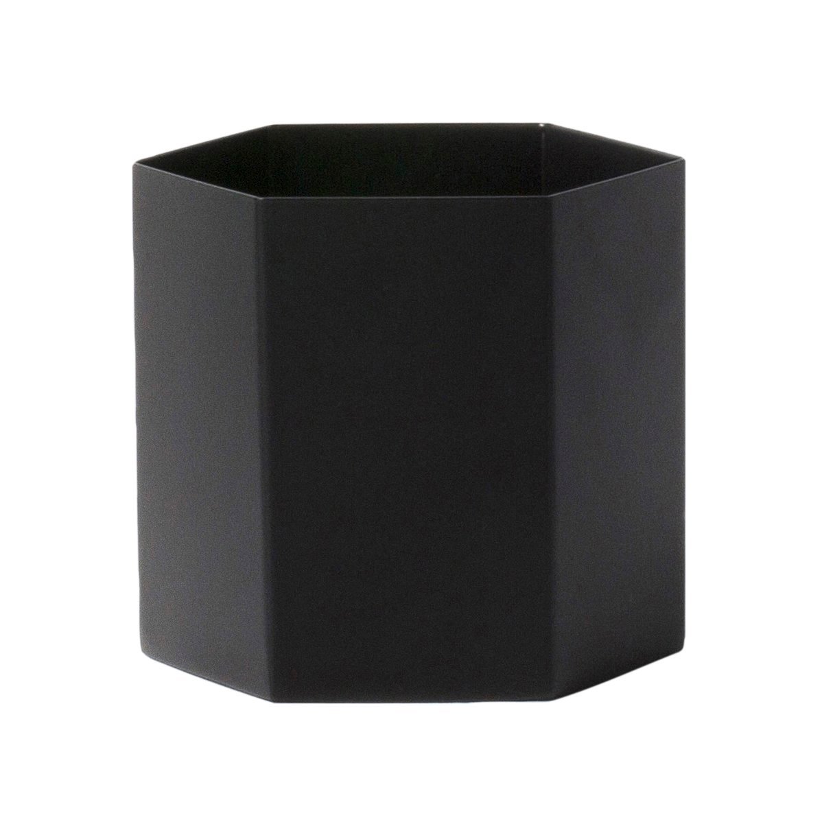 Hexagon ruukku musta large