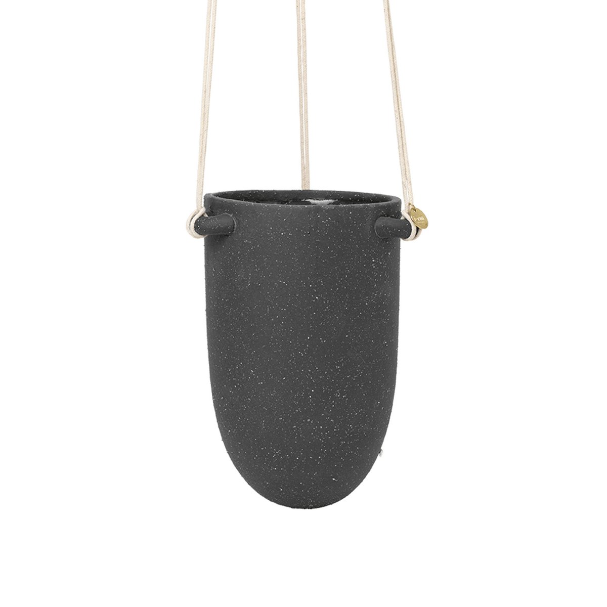 Speckle kukka-amppeli Ø13,5 cm Dark grey
