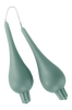 DROP MATT pisarakynttilät, 2/pakk. - korkeus 18 cm Eukalyptuksenvihreä